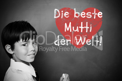 Composite image of german mothers day message