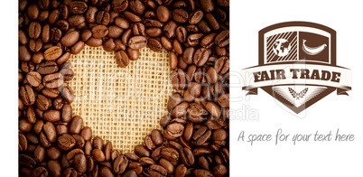 Composite image of fair trade graphic