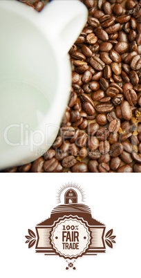 Composite image of fair trade graphic