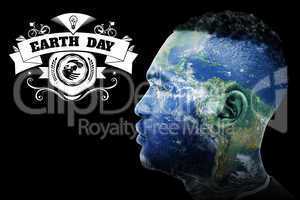 Composite image of earth day graphic