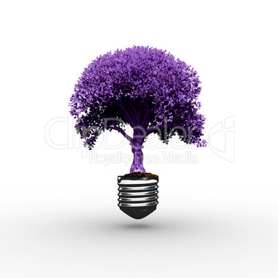 Composite image of empty light bulb