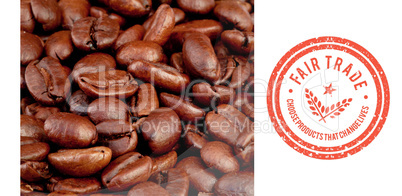 Composite image of fair trade graphic