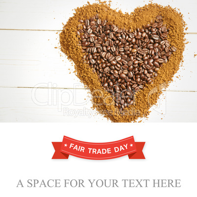 Composite image of fair trade graphic