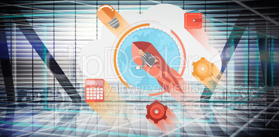 Composite image of start up business graphic