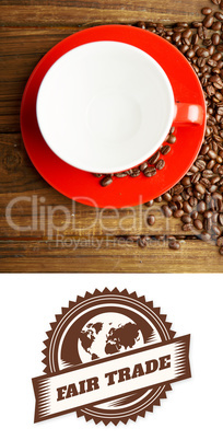 Composite image of fair trade graphic