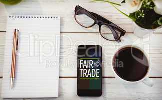 Composite image of fair trade