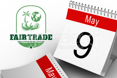 Composite image of fair trade graphic