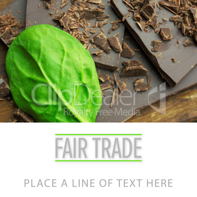 Composite image of fair trade