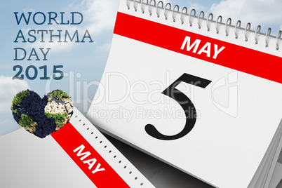 Composite image of world asthma day