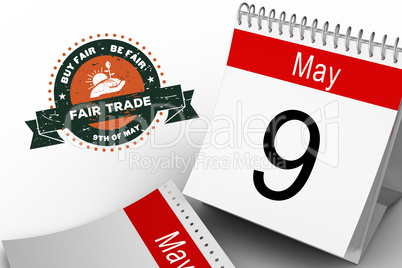 Composite image of fair trade graphic