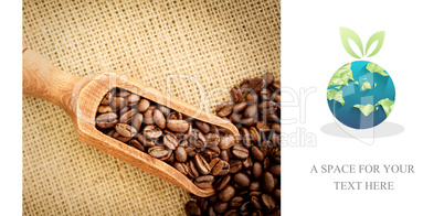 Composite image of fair trade graphic