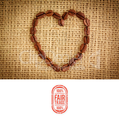 Composite image of fair trade graphic