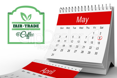 Composite image of fair trade graphic