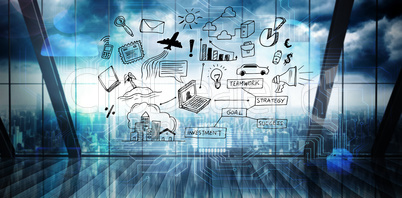 Composite image of brainstorm graphic Composite image of brainstorm graphic