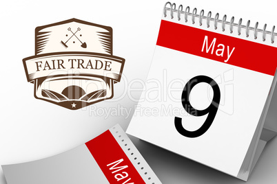 Composite image of fair trade graphic