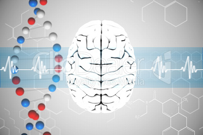 Composite image of brain