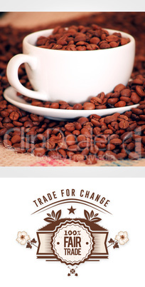 Composite image of fair trade graphic