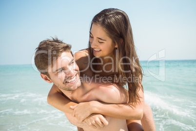 happy couple smiling