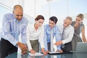 Business team during meeting