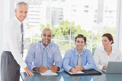 Business team during meeting