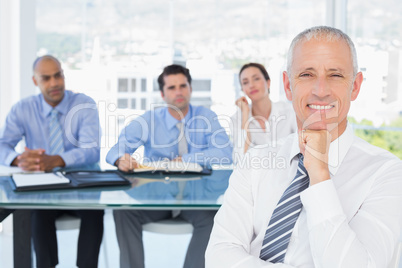 Business team during meeting