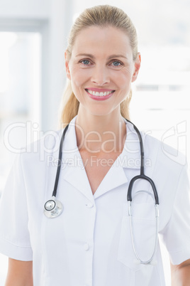 Smiling female doctor