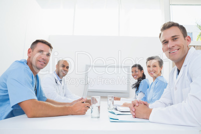 Team of doctors having a meeting