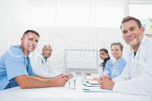 Team of doctors having a meeting