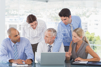 Business team during meeting