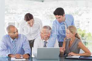 Business team during meeting