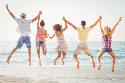 group of friends having fun