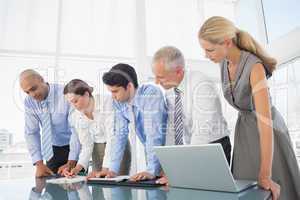 Business team during meeting