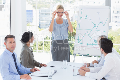 Business team during meeting