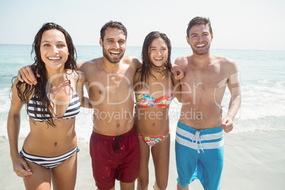 group of friends in swimsuits group of friends in swimsuits
