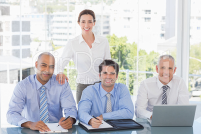 Business team during meeting