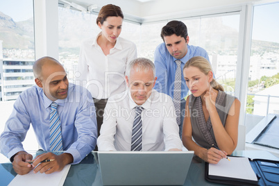 Business team during meeting