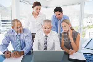 Business team during meeting