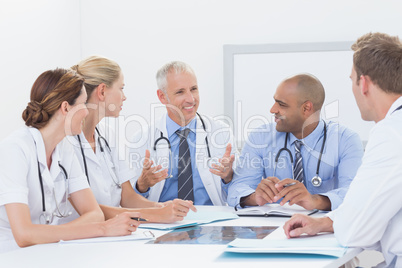 Team of doctors having a meeting