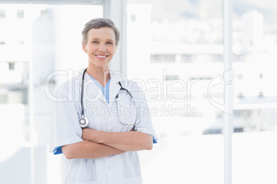 Smiling female doctor