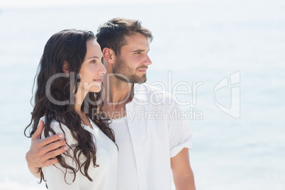 happy couple smiling