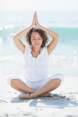 happy woman relaxing