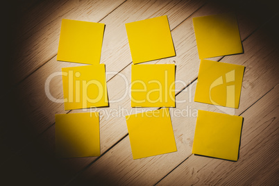 Yellow post its