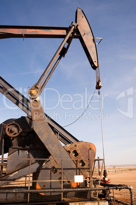 North Dakota Oil Pump Jack Fracking Crude Extraction Machine