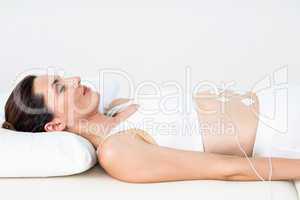 Woman having electrotherapy