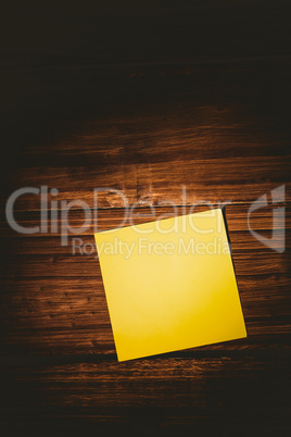 Yellow post it