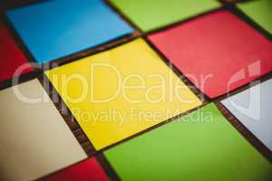 Colorful sticky post its