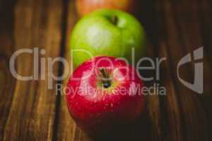 Fresh colorful apples