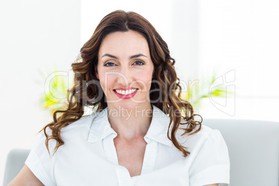 Smiling therapist looking at camera