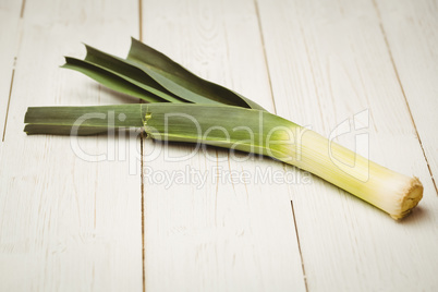 Raw leek Raw leek