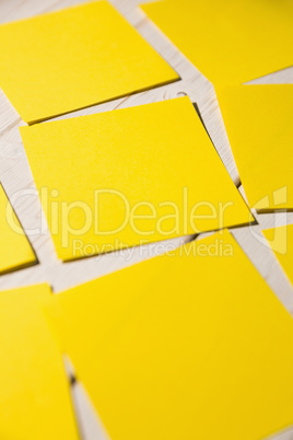 Yellow post its